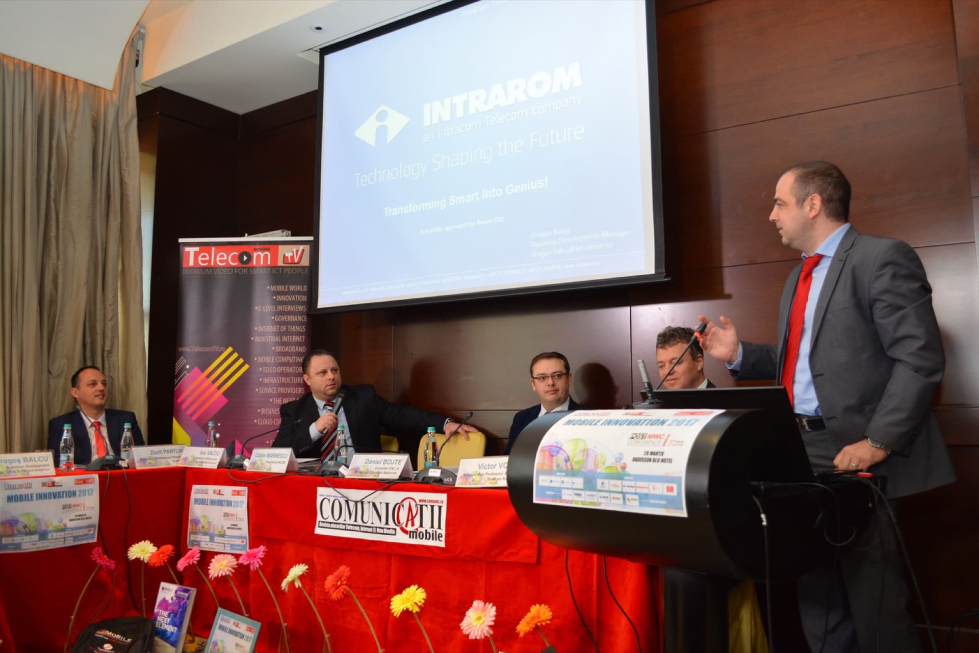 Intrarom prezinta portofoliul sau Smart City la Mobile Innovation Conference