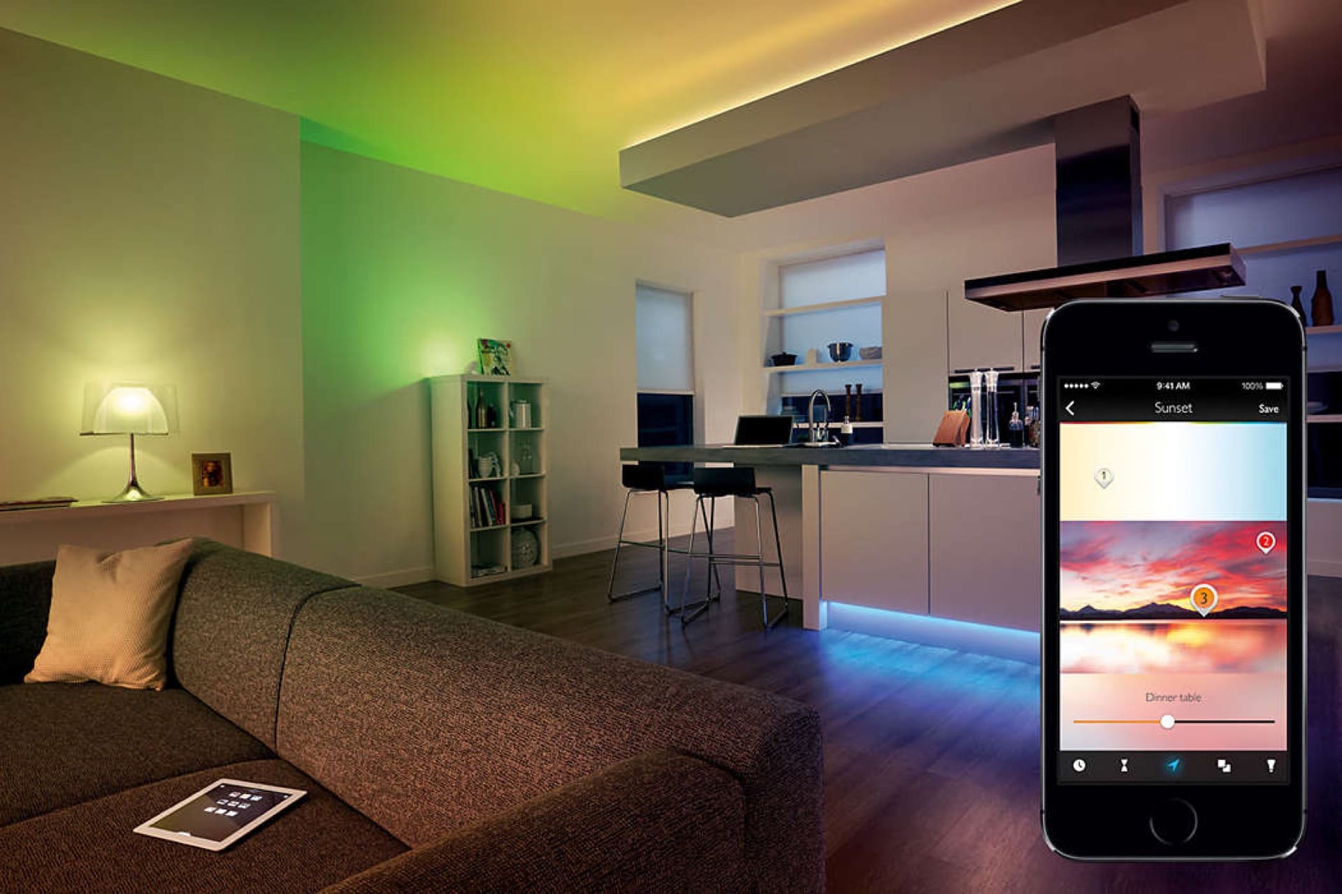 Philips HUE - siguranță şi confort chiar şi atunci când eşti în vacanță. Noul sistem de control al iluminatului de la distanță