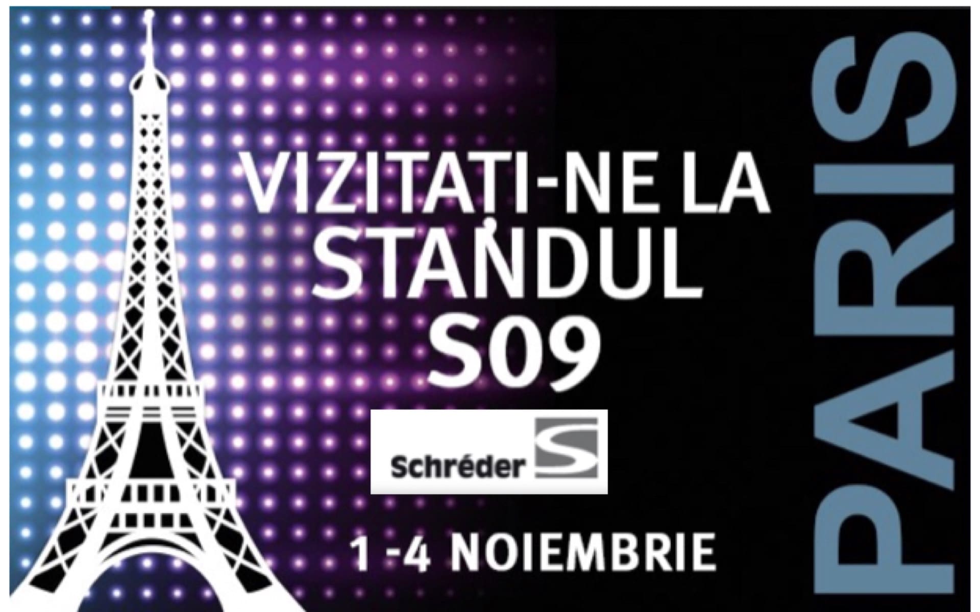 Schréder este la standulS09, la PLDC 2017, în PARIS