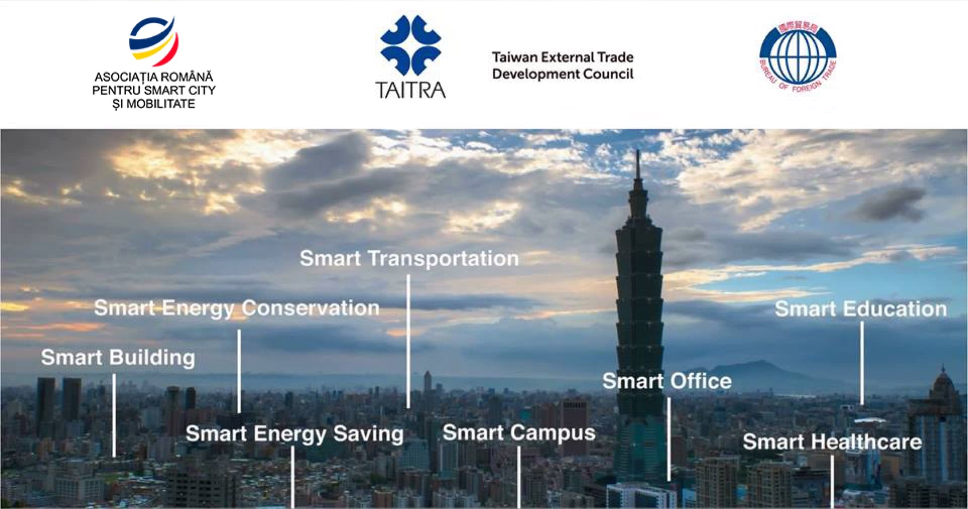 Protocol de Colaborare între Asociația Română pentru Smart City și TAIWAN TRADE CENTER