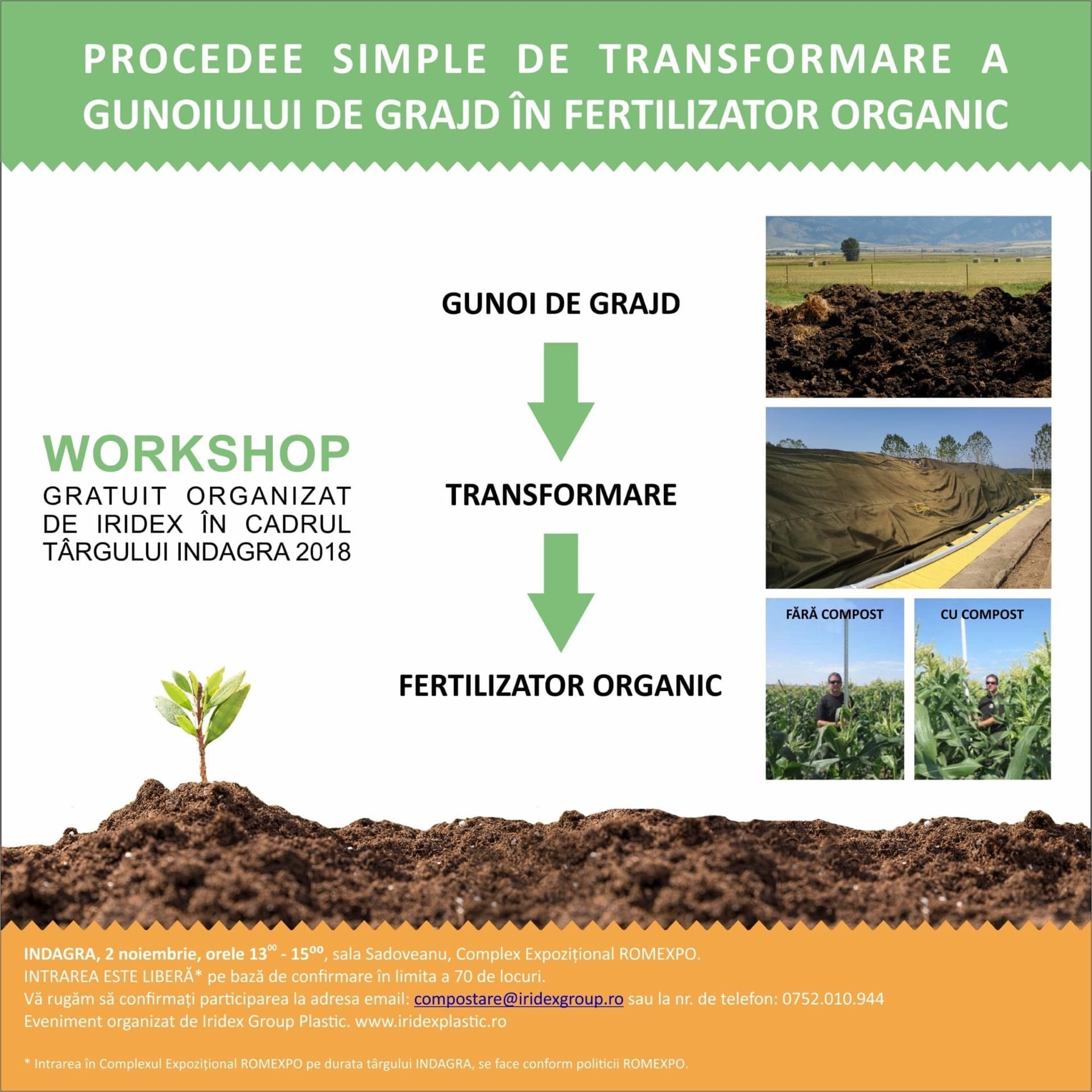 Iridex Group Plastic - workshop la INDAGRA 2018