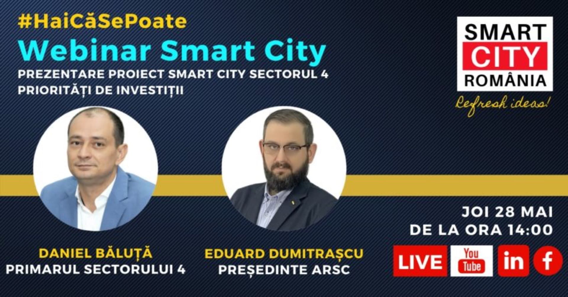 Webinar Smart City România: Cât de Smart este Sectorul 4?