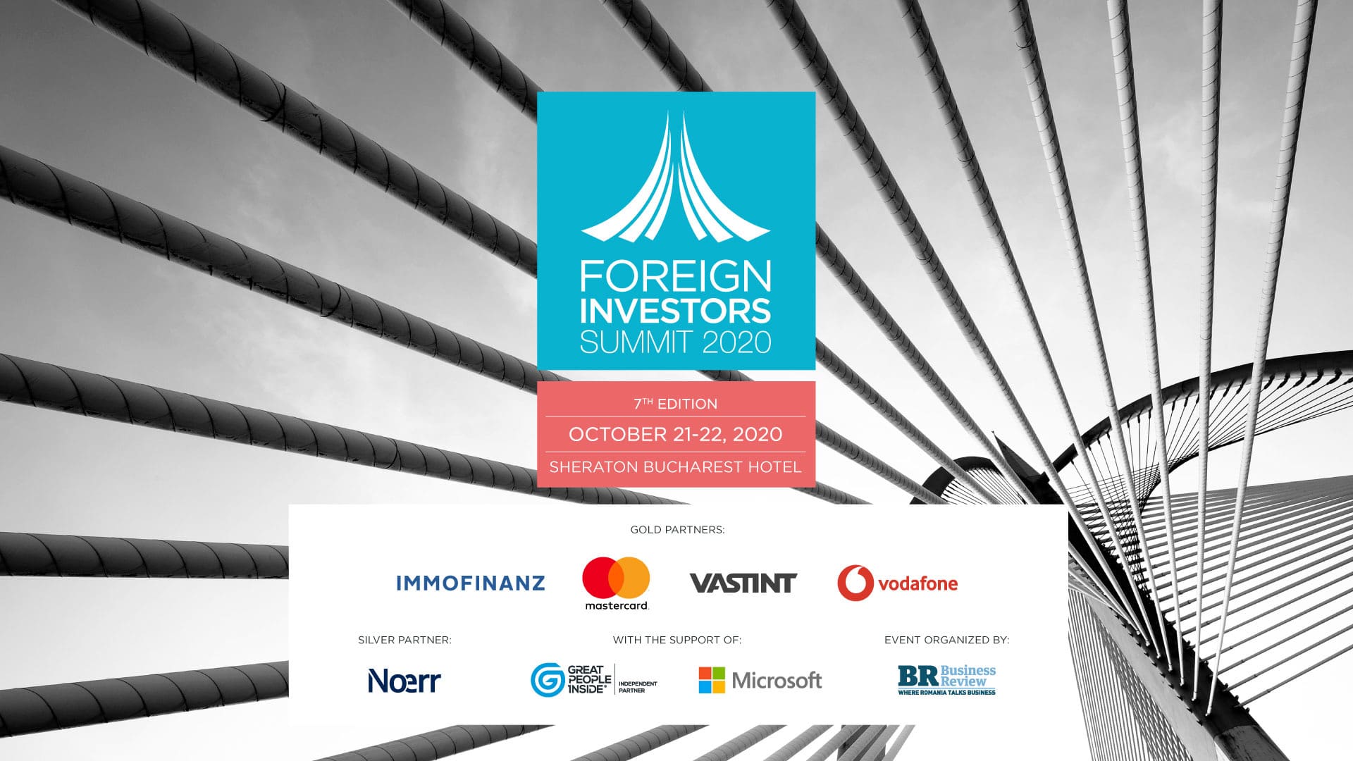 Business Review organizează cea de-a 7-a ediție a Foreign Investors Summit (FIS) în perioada 21-22 octombrie 2020