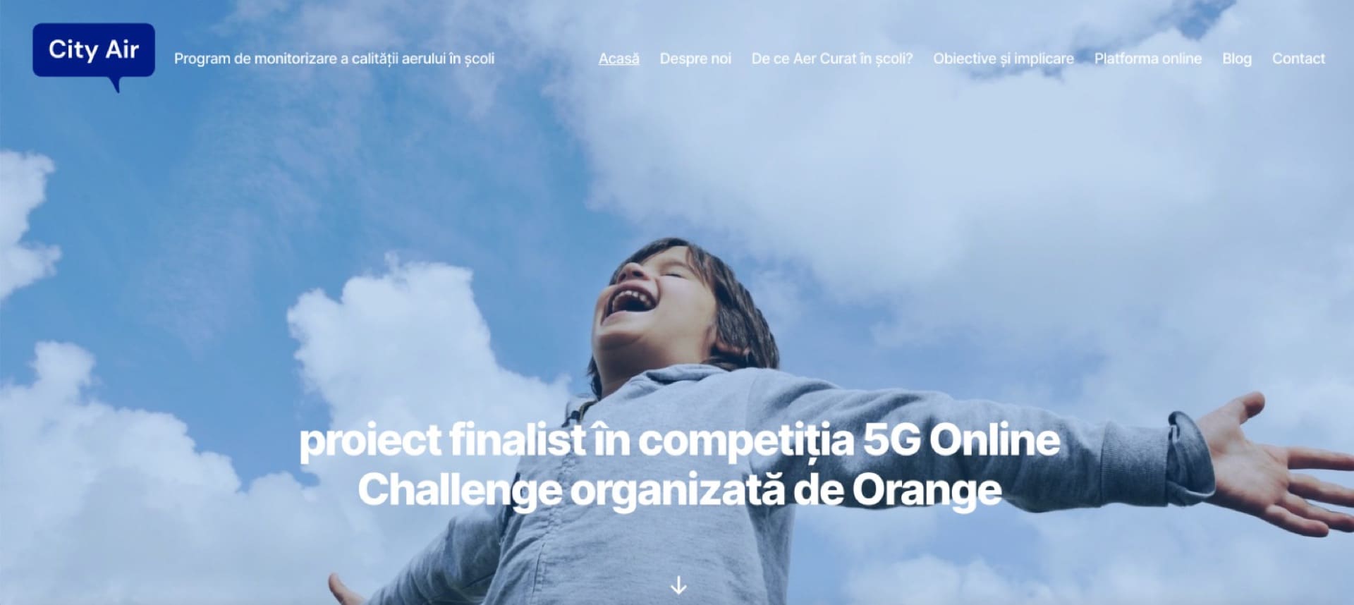 CityAir - proiect finalist în competiția „5G Online Challenge”