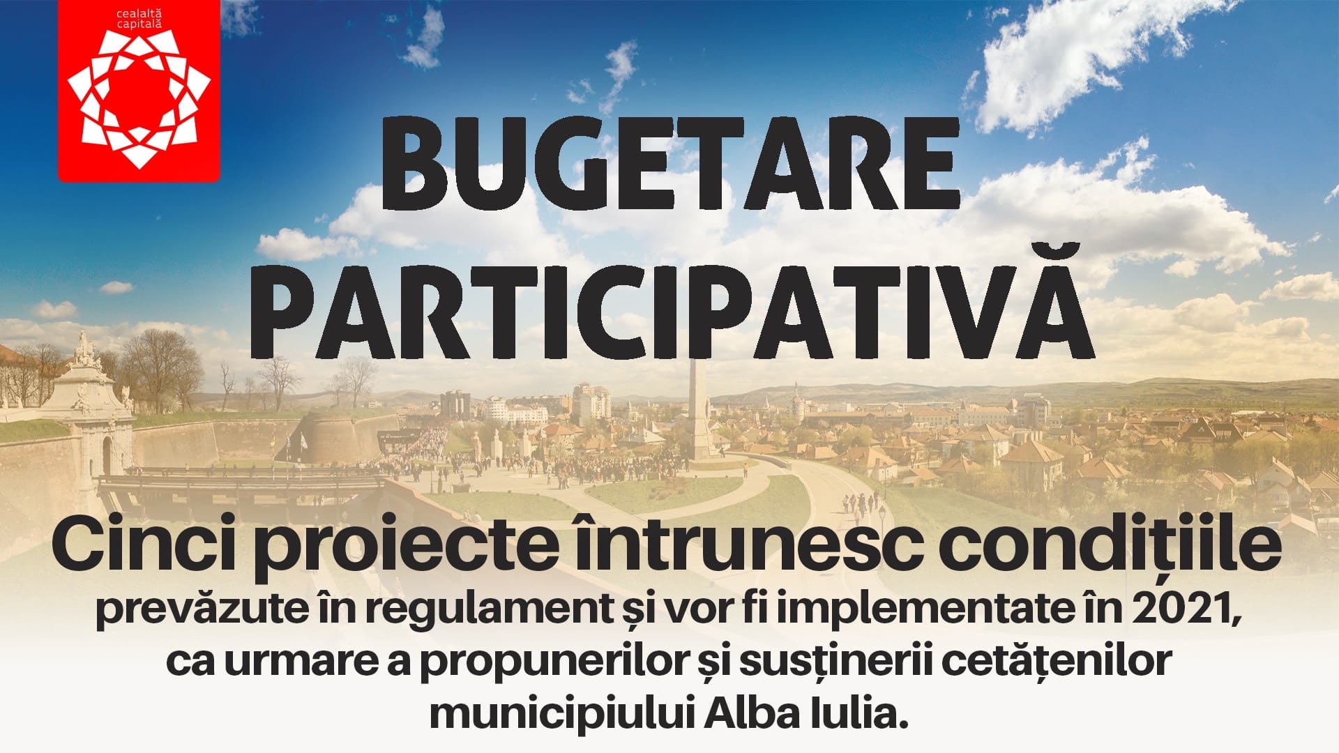 Alba Iulia: Bugetarea participativă, 5 proiecte selectate