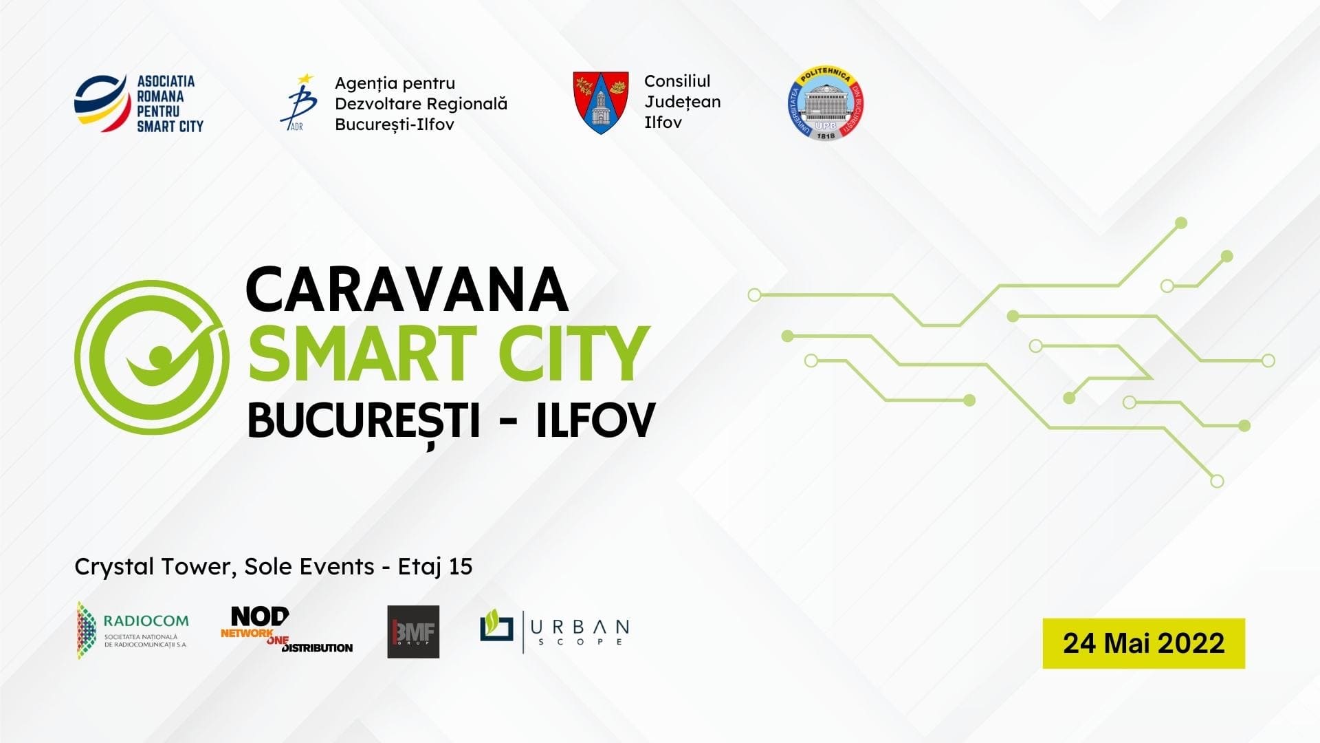 Caravana Smart City București - Ilfov. Dezvoltarea Inteligentă a regiunii București-Ilfov