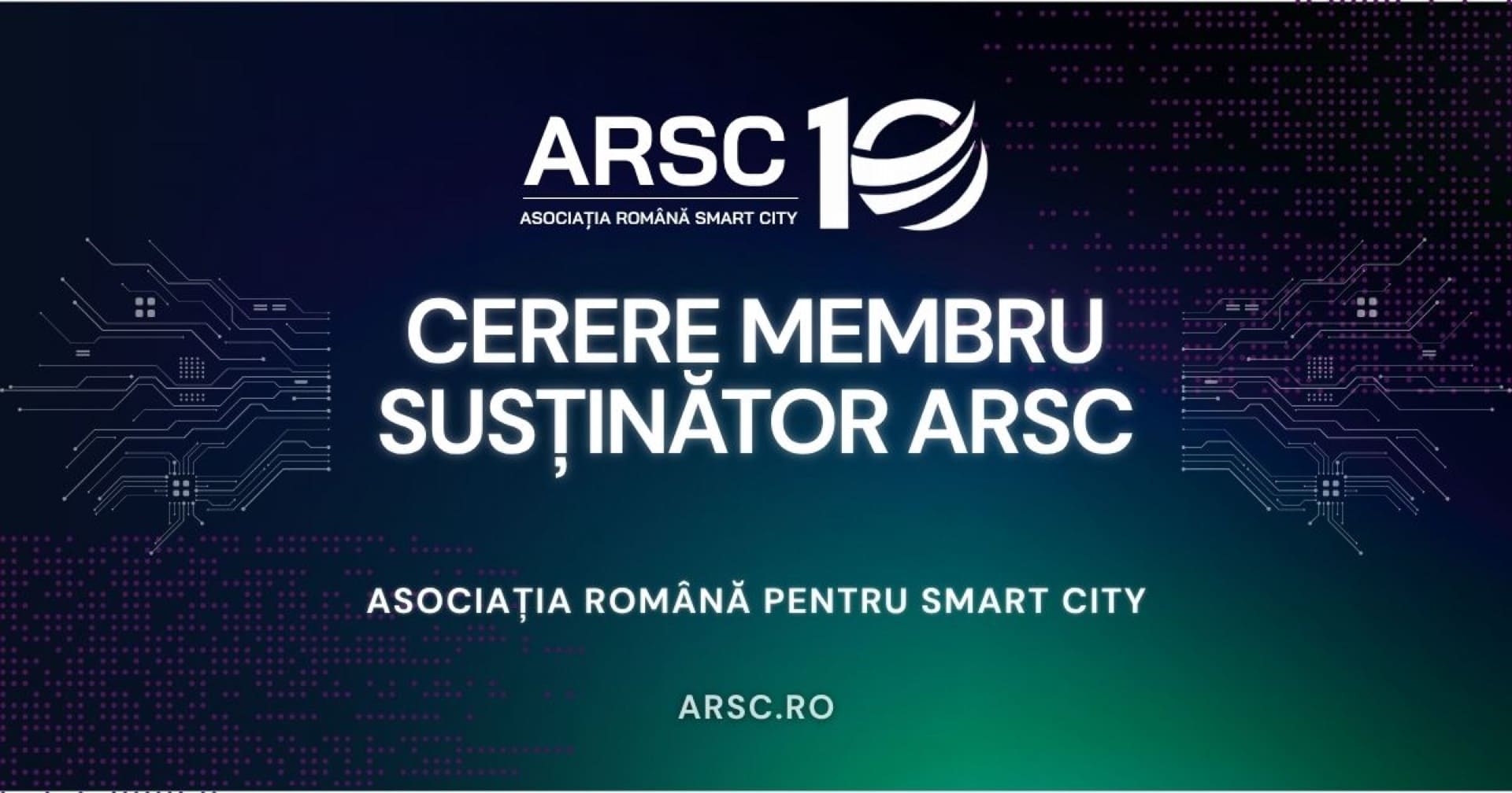 Cerere de adeziune membru susținător ARSC
